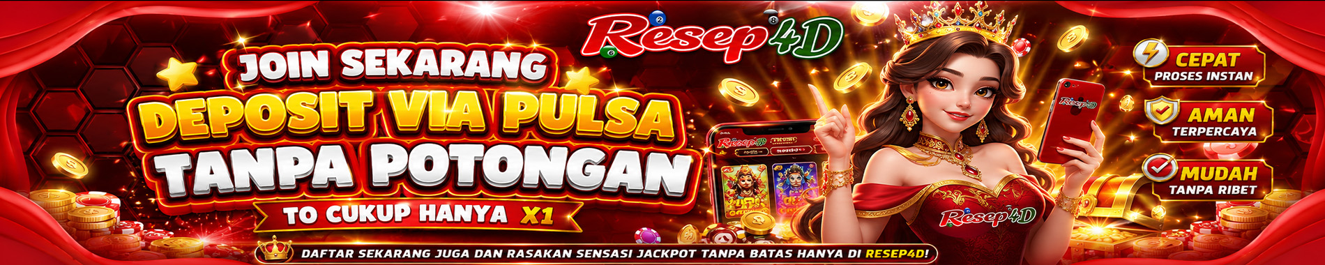 SLIDE DEPOSIT PULSA TANPA POTONGAN RESEP4D